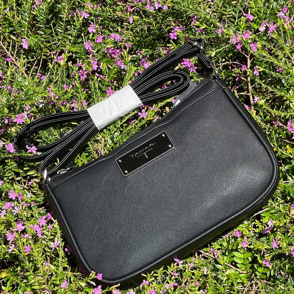 TAHARI Crossbody Saffiano Bag - Picture 2 of 13